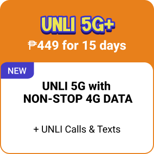 UNLI 5G+ w/ NON-STOP DATA 449